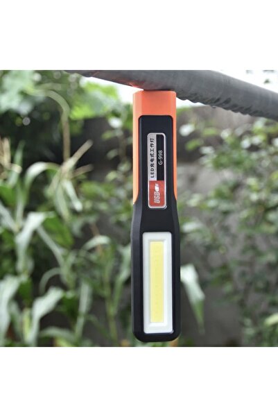 Bvs Elektronik El Feneri Şarjlı Led Aydınlatma Mıknatıslı