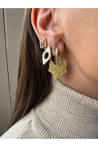 Juju Bronze Gate Earrings