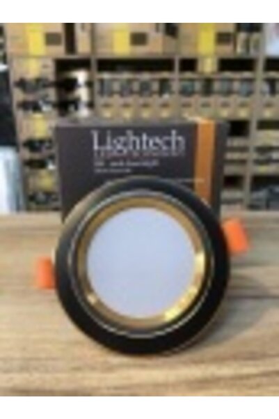 lightech 50 Adet Ece 5 Watt 3 Renk Led Spot Siyah Kasa 3 Modlu Beyaz-günışığı-sıcak Beyaz 3ü1arada