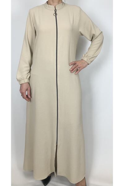 ECE GİYİM Fermuarlı Cepli Ayrobin Ferace