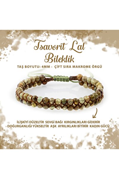 Deniz Doğal Taş سوار من الحجر الطبيعي بصف مزدوج من حجر التاسافوريت المعتمد مق...