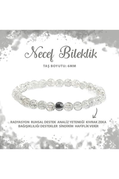 Deniz Doğal Taş Sertifikalı Necef 6mm Doğal Taş Bileklik