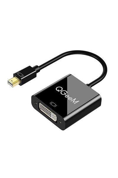 Qgeem Qg-HD27 DVI To Mini Display Port Converter Adapter 4K 30Hz Image Transfer