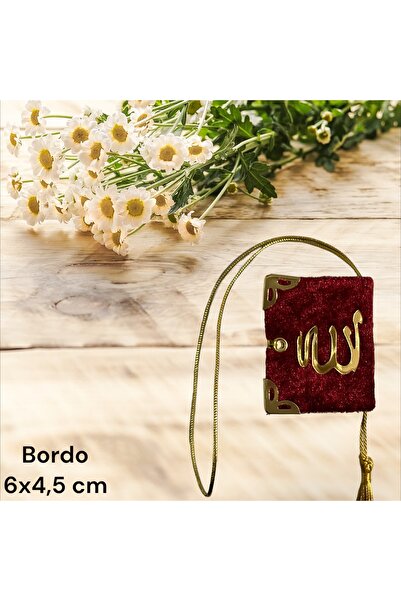 AGH Değerli Hediyeler Askı Mini Kuran Püsküllü Mini Kuran Dikiz Aynası Mini K...