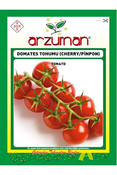Arzuman Domates Tohumu (cherry/pinpon) 300 Adet