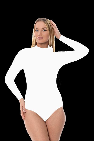 ATİLLA İÇ GİYİM Long Sleeve Half Turtleneck Snapback Badi