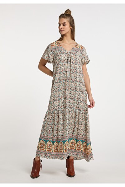 USHA Blumenprint Festival Sommerkleid