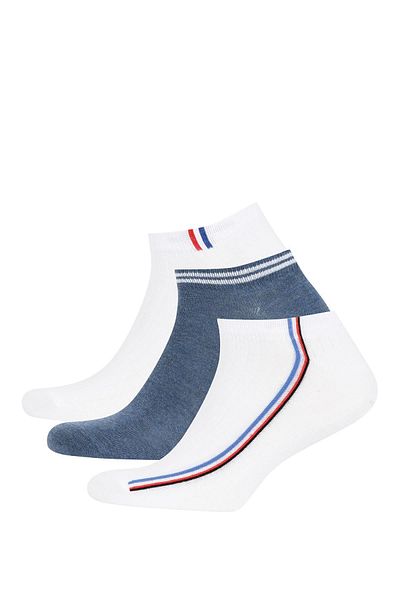 DeFacto Men's 3-pack Cotton Booties Socks