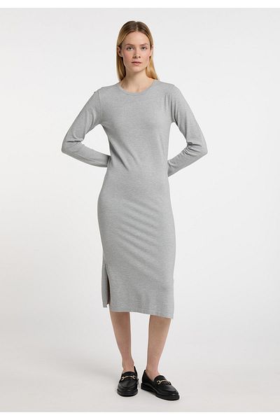 Dreimaster Klasický dizajn pásu Strickkleid