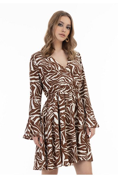 Faina Kleid - Sookie s potiskem Zebra