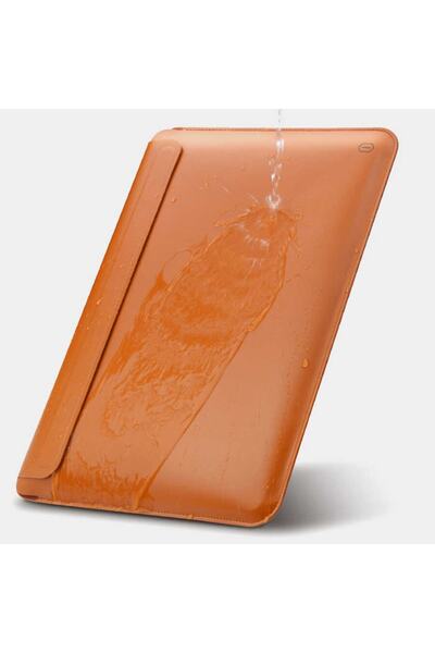WIWU Skin Pro Macbook Pro 16 2021 A2485 Uyumlu Çanta & Stand & Kılıf Pu Deri Mıknatıslı Kapak