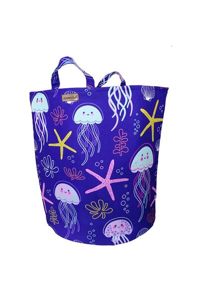 ECEMRE Καλάθι αποθήκευσης παιδικών παιχνιδιών & καλάθι βρώμικων ρούχων