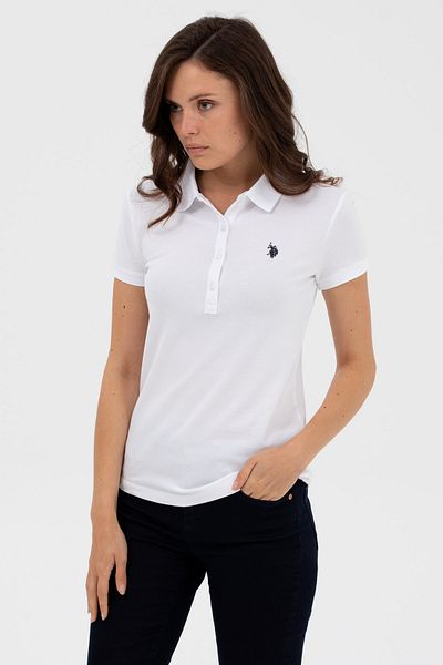U.S. Polo Assn. Tricou de damă cu gât polo