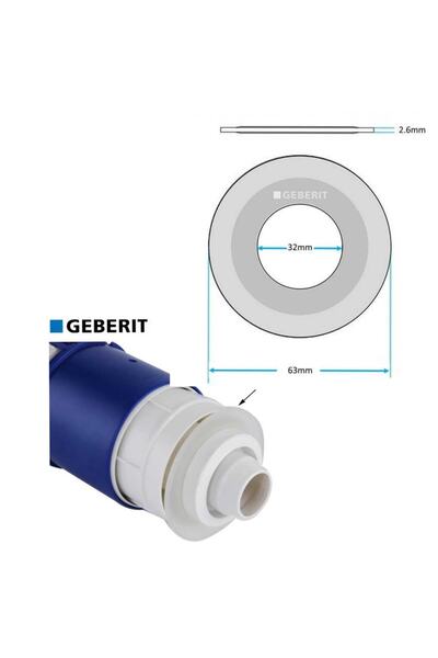Geberit Orijinal Gömme Rezervuar Iç Takım Boşaltma Contası