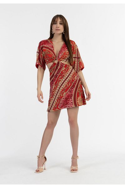 Faina Minikleid mit Cut-outs