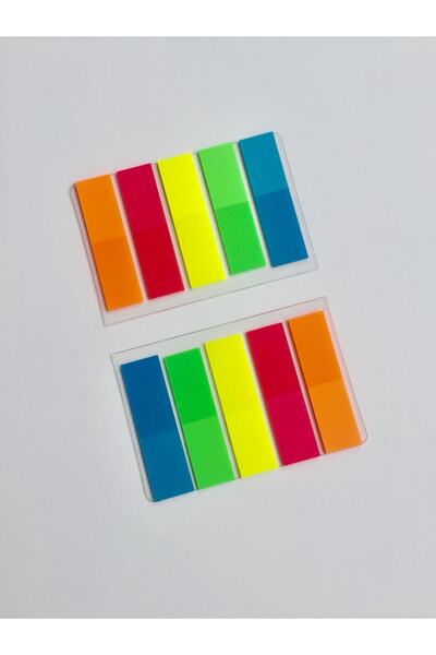 Çankaya Premium 5 Color Bookmark Separator 5X20 Yp. Adhesive Note Holder 5Pcs