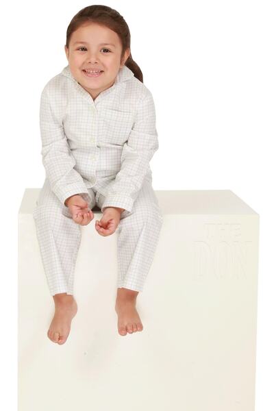 TheDon The Don Poplin Дівчачий піжамний комплект, малюнок 6