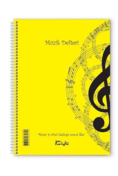 mcolor Spiralli Müzik Defteri