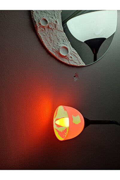 hagiki (1 ADET) Led 1 Watt Turuncu E 14 Duy Gece Lambası Ampulü 50/60 Hz. 220 Volt (1 ADET)