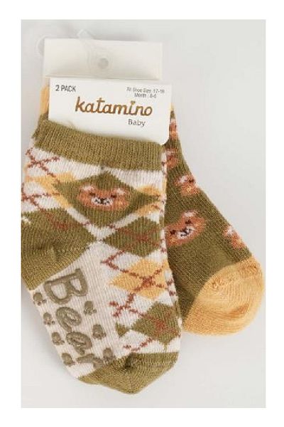 Katamino Juan 2-Piece Baby Boy Socks with Abs