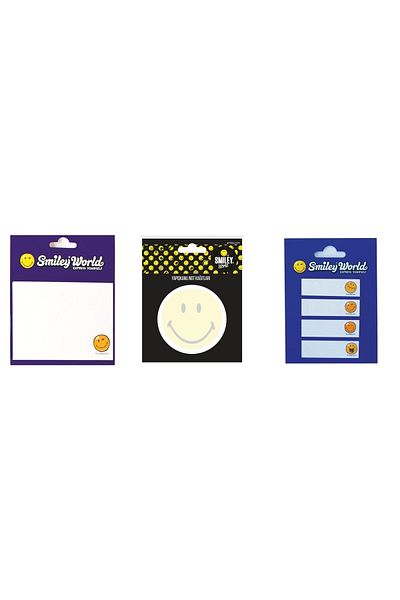 Notix Smiley World Patterned Adhesive Note Papers (3 Different Models)