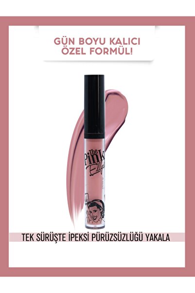 The Pink Ellys Kadın Pembe Likit Mat Ruj