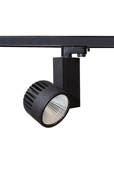 Mikro Light Project Siyah Ray Spot 30w Hareketli Armatür Dekoratif Avize Vitrin Mağaza Aydınlatma Gün Işığı Samsung Led