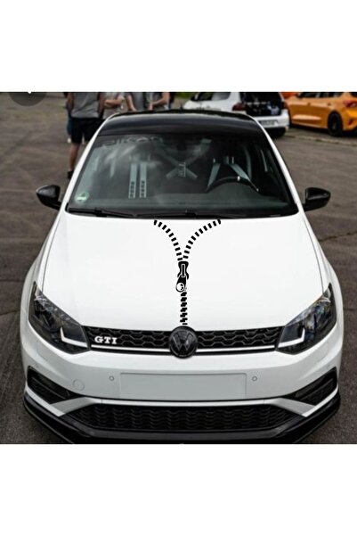 EYBA STİCKER Araç Araba Ön Kaput Fermuqr Modeli Yapışkan Sticker Tüm Araçlara...