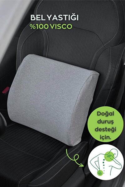 Viscomina Автомобільна подушка для сидіння та подушка для спини Ортопедична подушка для спини