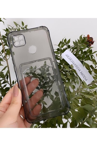 Aksesuarda Moda Redmi 9C-10A Compatible Colorful Transparent Case with Card C...