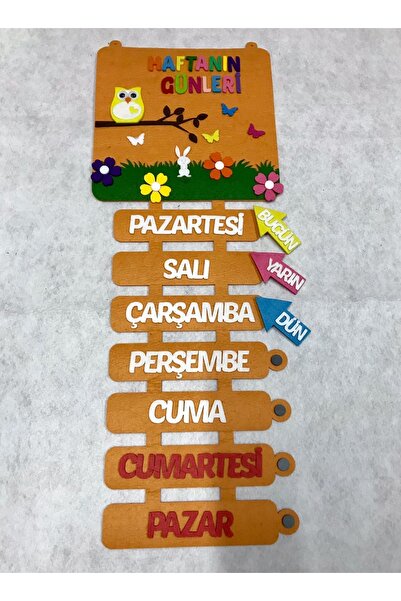 KeçeBizde Keçe Haftanın Günleri Turuncu