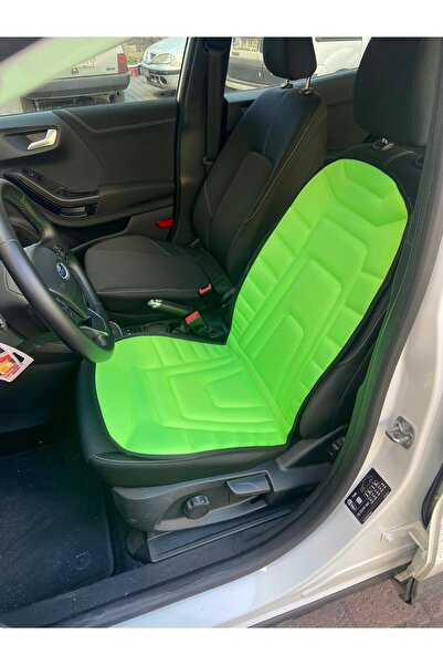 NETAVANTAJ Auto sedište Min Koža Set od dva komada, kvalitetno zeleno