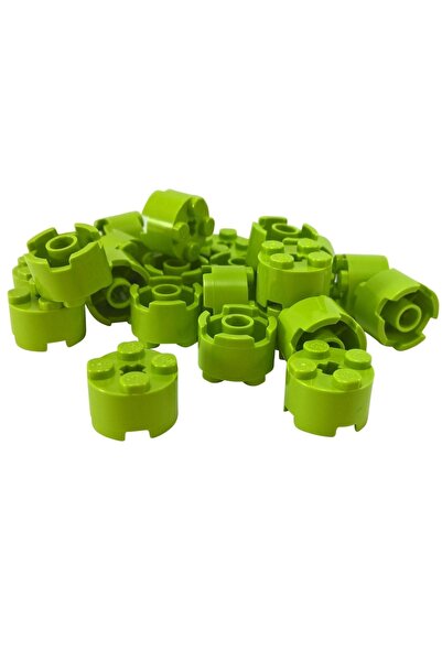 LEGO Moc Aksesuar Creator Brick Round 2 X 2 Yuvarlak Tuğla Fıstık Yeşili 4 Ad...