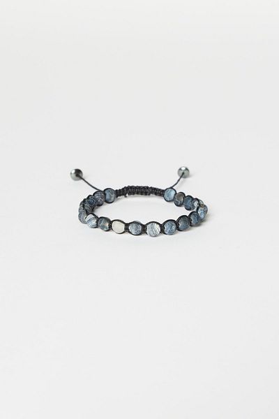 ALTINYILDIZ CLASSICS Men's Turquoise Natural Stone Bead Bracelet