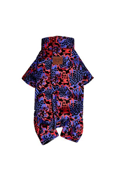 Alphadog Wild Fleece Inside Fluffy Dog Jumpsuit