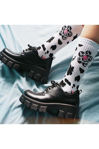 Planet Butik Cow Daisy Socks