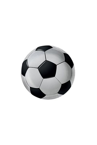 kidspartim Football Plate Cup 8 Pieces