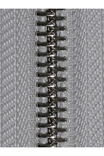 inox Metal T8 18 Cm Parlak Nikel Dipli Fermuar