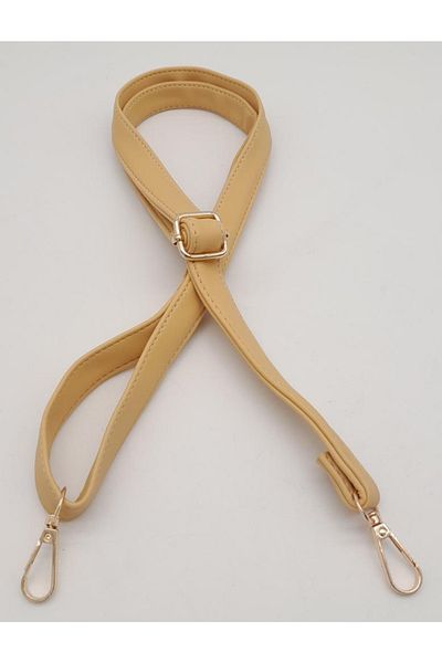 angel çanta aksesuar Light Gold Metal Mustard Bag - 125X2 cm Sliding