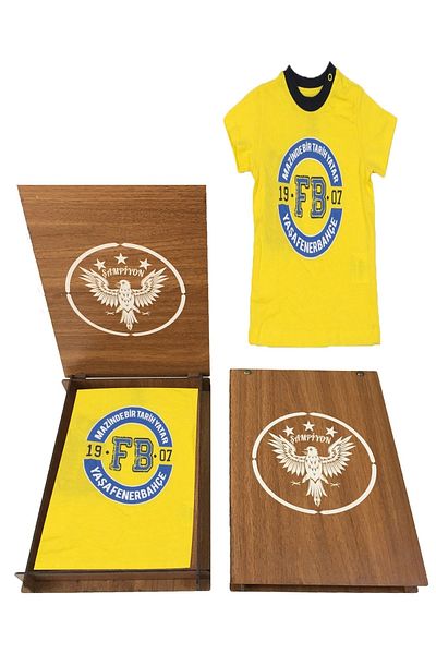 Fenerbahçe Original Baby Gift Wooden Boxed tshirt