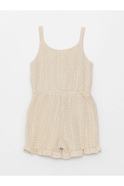 LC Waikiki Lcw Baby Strampler mit U-Ausschnitt für Mädchen