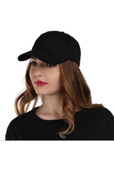 Moda Kızı Butik Unisex Sports Plain Unprinted 56-60 Cm Adjustable Hat with Back Velcro