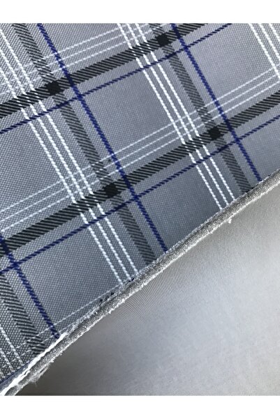 Oto Döşeme Malzemeleri Gti Pattern Plaid Gray Auto Upholstery Fabric