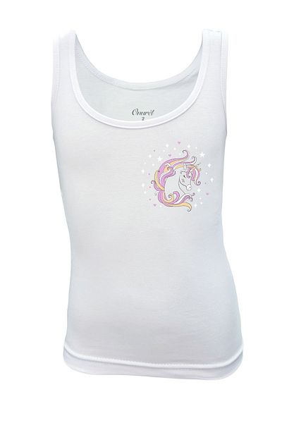 Onurel 5-Piece Unicorn Printed Lycra Wide Strap Girl's Athlete