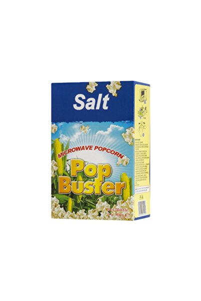 POP BUSTER Salt Tuzlu Mikrodalga Mısır (3x100 G) 4 Adet