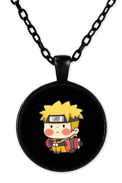 herotasarım قلادة ناروتو بسلسلة سوداء - Bll2954