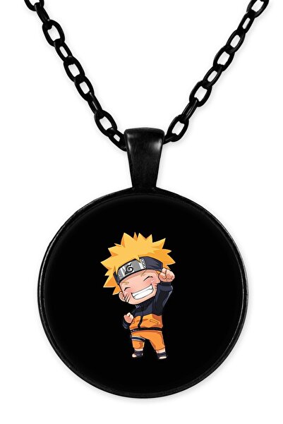 herotasarım ناروتو Bll3358 قلادة سلسلة سوداء