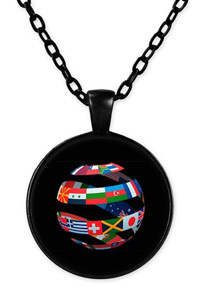 herotasarım قلادة دونيا بسلسلة سوداء - Bll2796