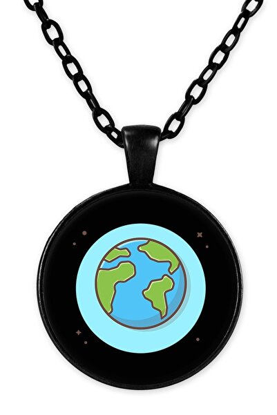 herotasarım قلادة الدونيا بسلسلة سوداء - Bll2138