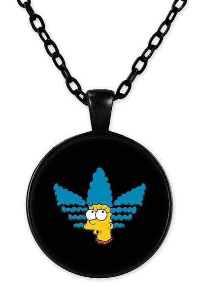 herotasarım Simpson Bll3182 Black Chain Necklace